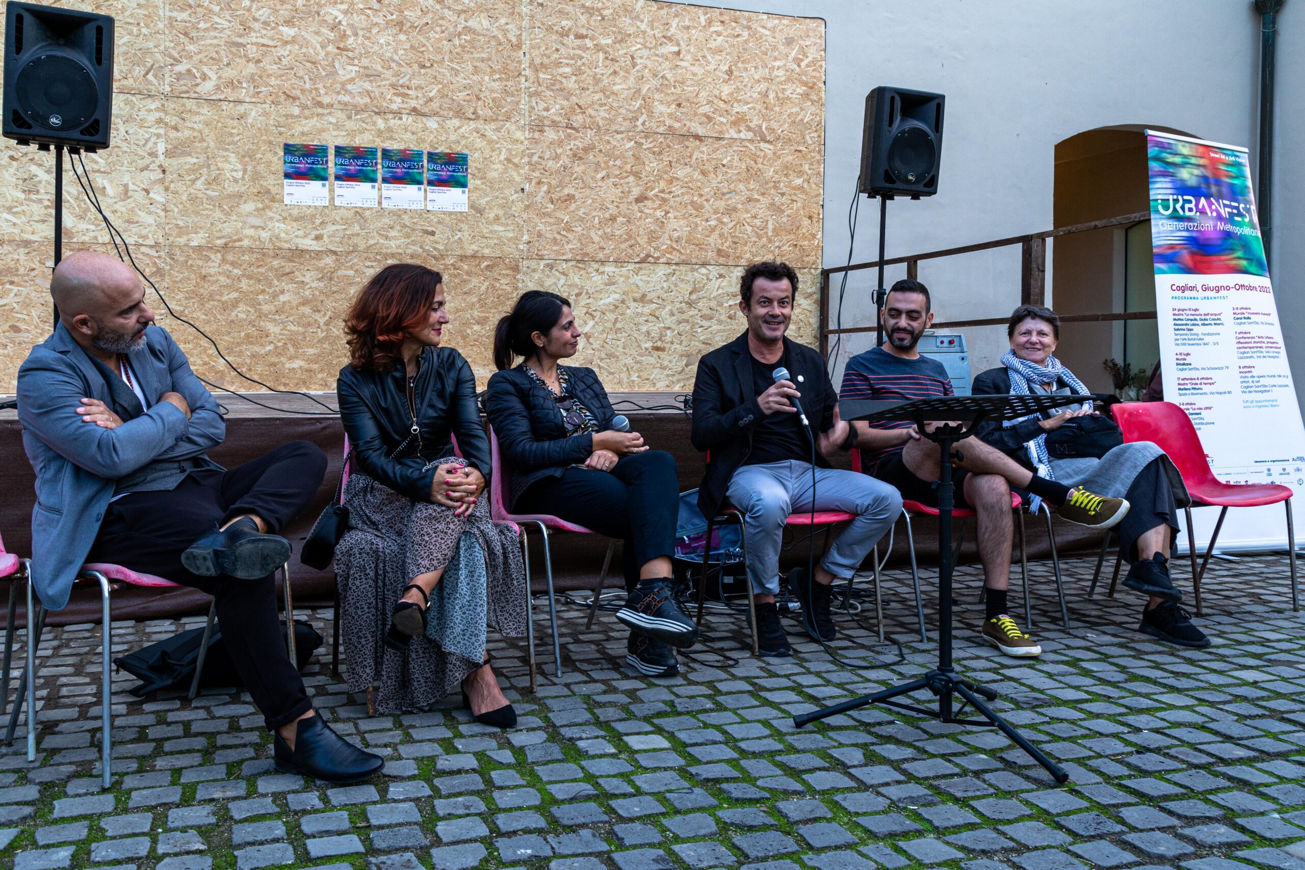 Artists talk hosted by Marco Peri - Photo: Massimiliano Frau