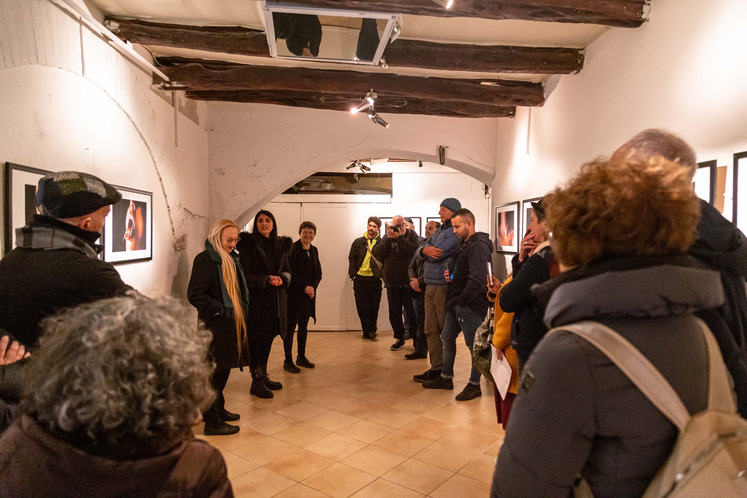 Silvia Sanna, La solitudine dell'anima, l'inaugurazione, Spazio e Movimento, Cagliari