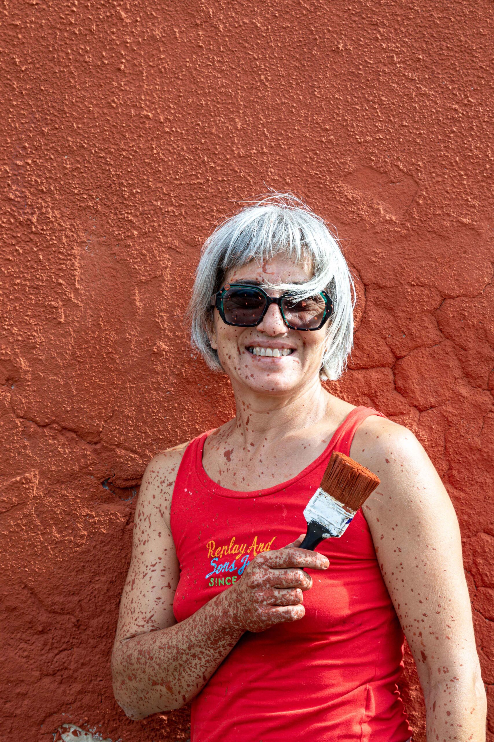 Rosaria Straffalaci smiling - Photo: Massimiliano Frau