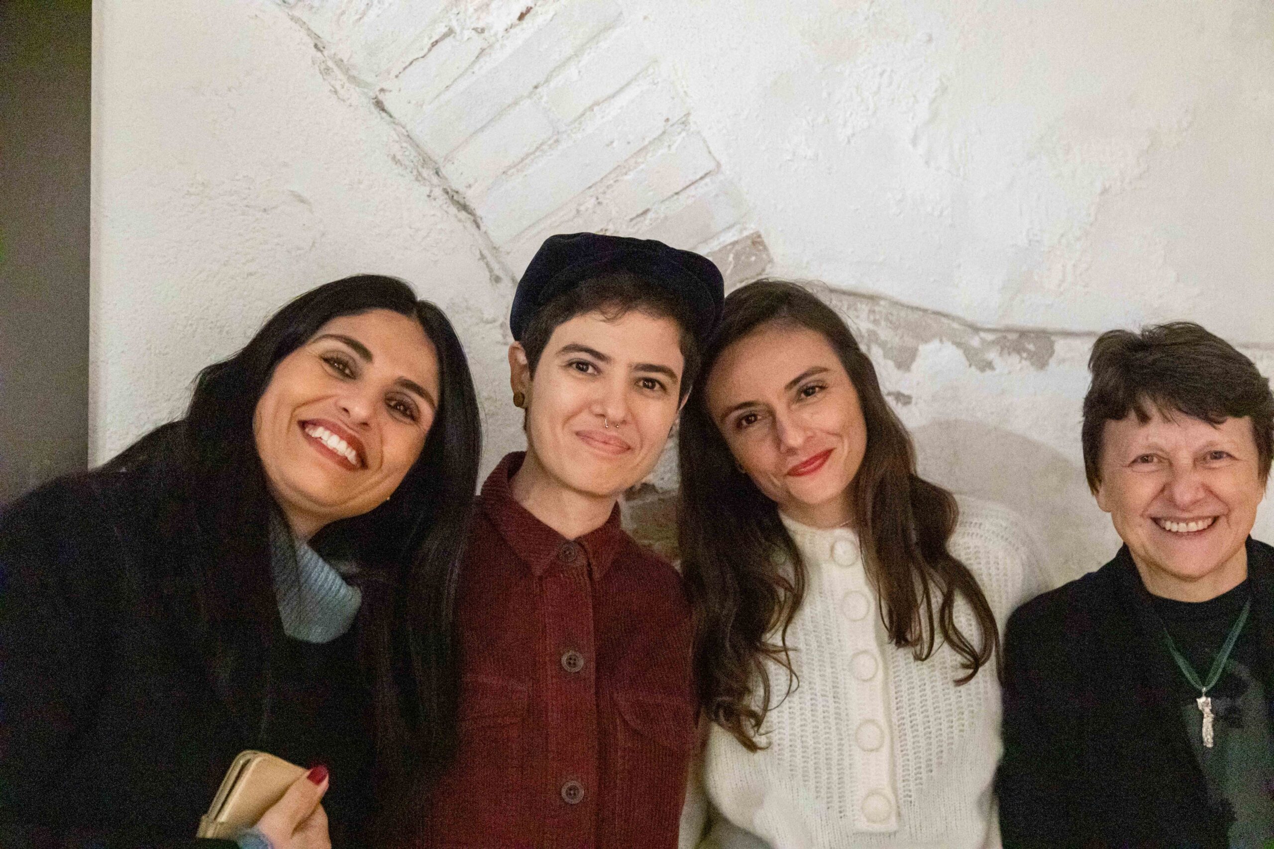 Ivana Salis, Mayara Scduler, Catia Simões and Marilena Pitturru at Entreterras opening - Photo: Massimiliano Frau