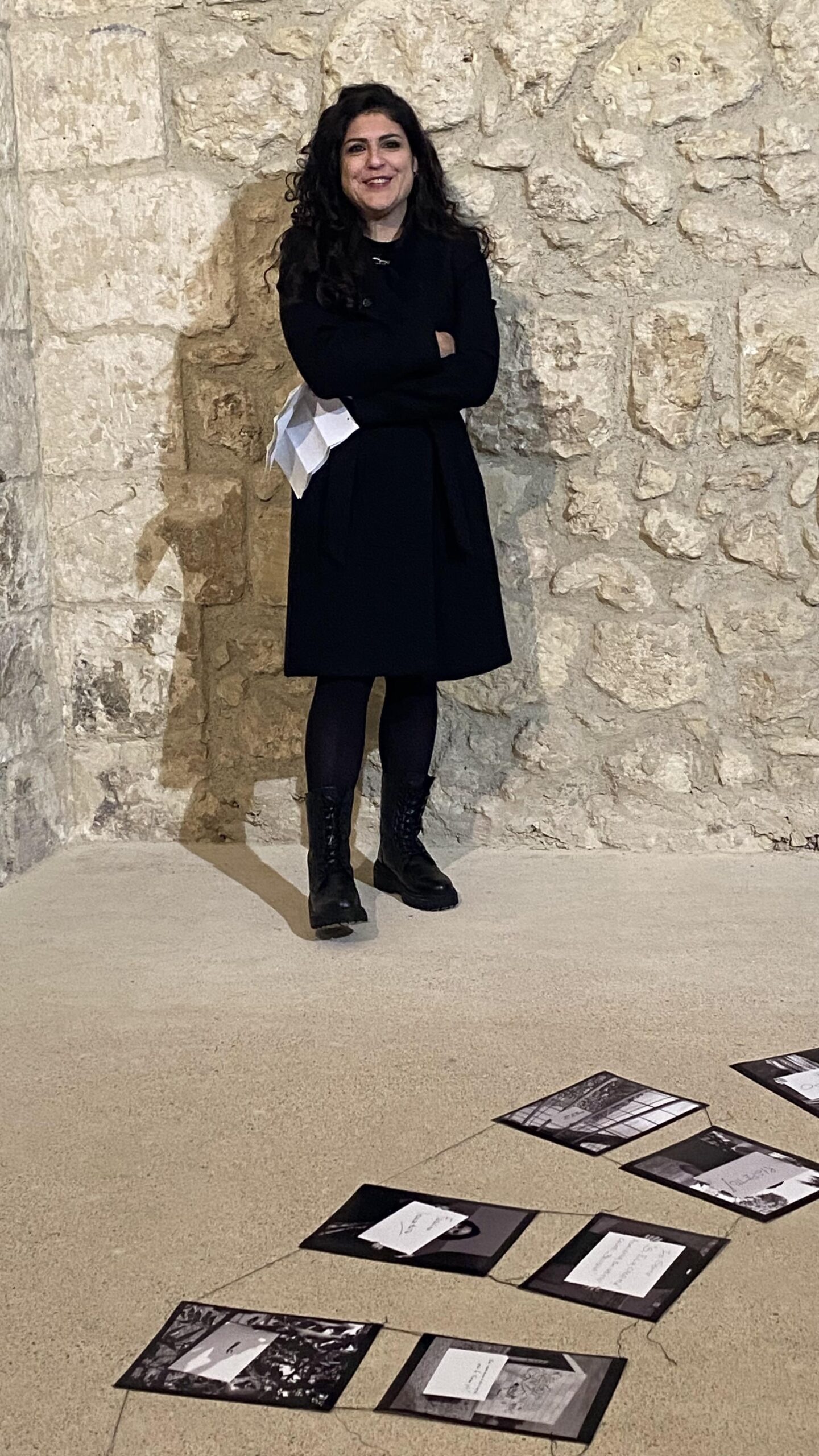 Roberta Congiu at Impressions installation opening