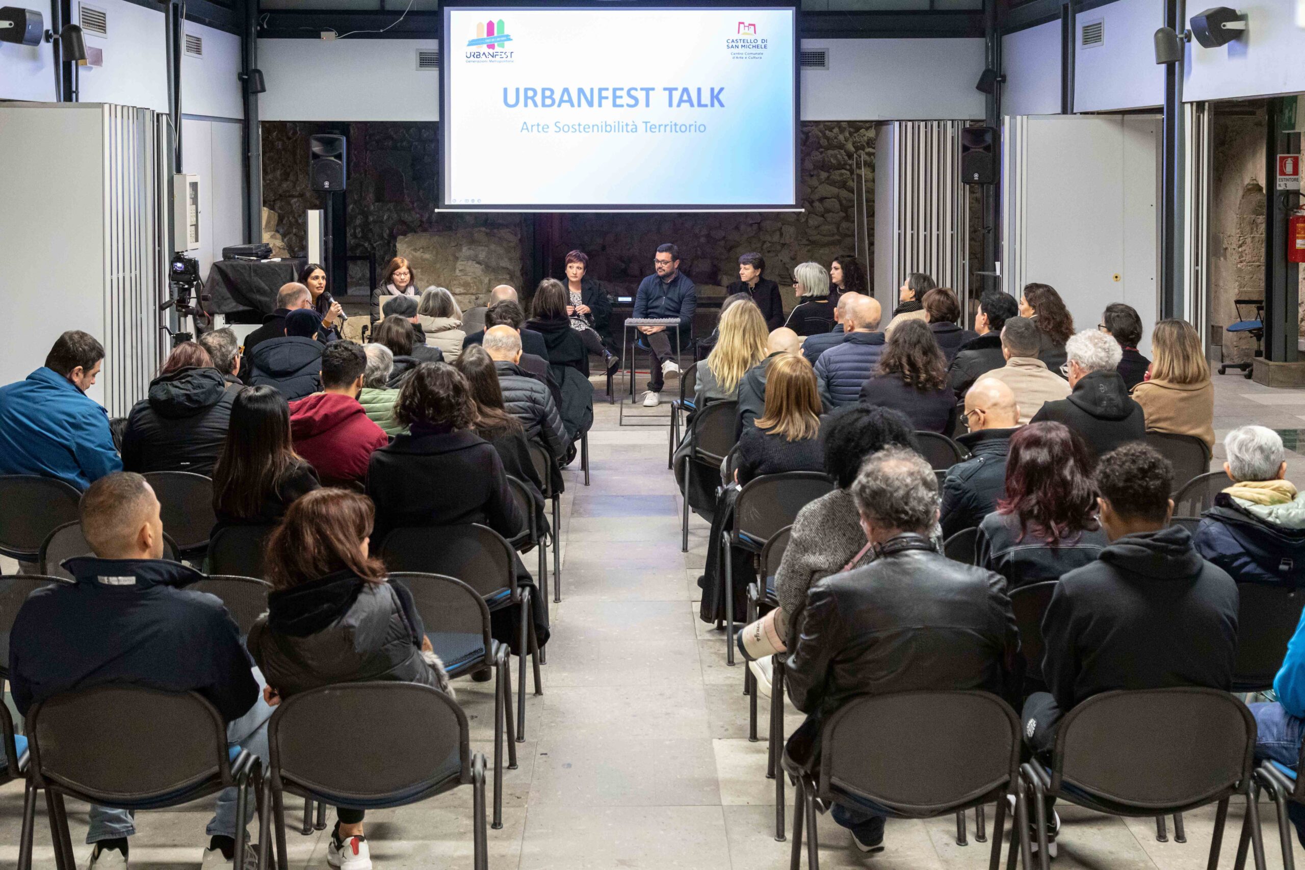 Urbanfest talk at Castello di San Michele - Photo: Massimiliano Frau